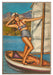 Sailing Sweetie Vintage Pin-Up Girl Art Rendering - Prints54.com