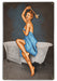 Scruba Duba Vintage Pin-Up Girl Art Rendering - Prints54.com