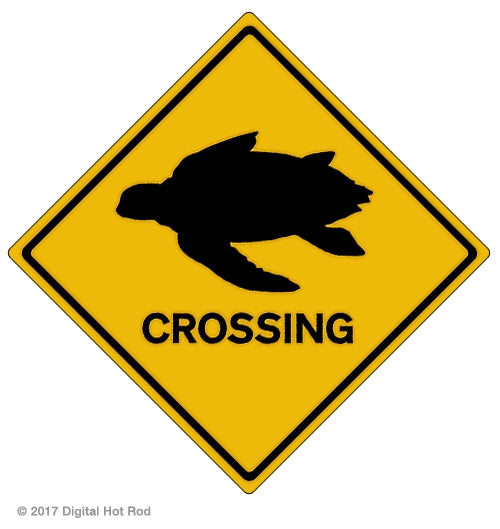 Sea Turtle Crossing Art Rendering - Prints54.com