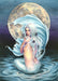 Moon Mermaid Art Rendering - Prints54.com