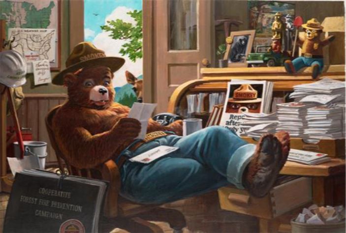 Smokey's Fan Mail Art Rendering - Prints54.com