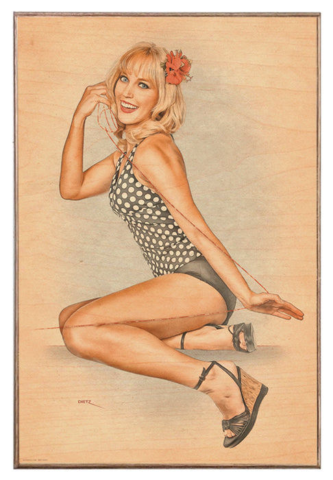 So Glad you Called Vintage Pin-Up Girl Art Rendering - Prints54.com