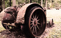 Rusted Big Wheels Art Rendering - Prints54.com