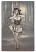 Spooky Forest Vintage Pin-Up Girl Art Rendering - Prints54.com