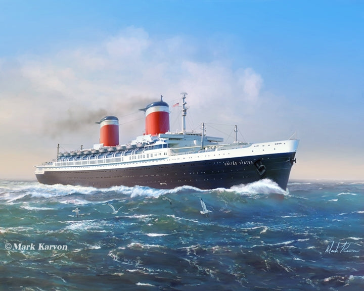 SS United States Art Rendering - Prints54.com