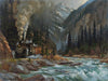 Steam in the Rockies Art Rendering - Prints54.com