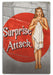 Surprise Attack WW2 Bomber Nose Art Vintage Pin-Up Girl Art Rendering - Prints54.com