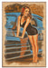 Swimsuit Summer Vintage pin-Up Girl Art Rendering - Prints54.com