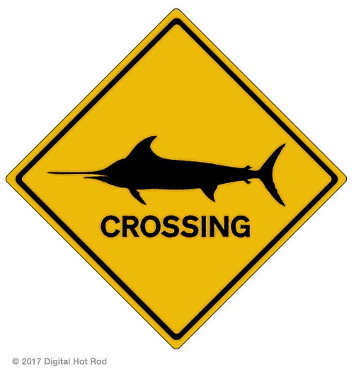 Swordfish Crossing Art Rendering - Prints54.com