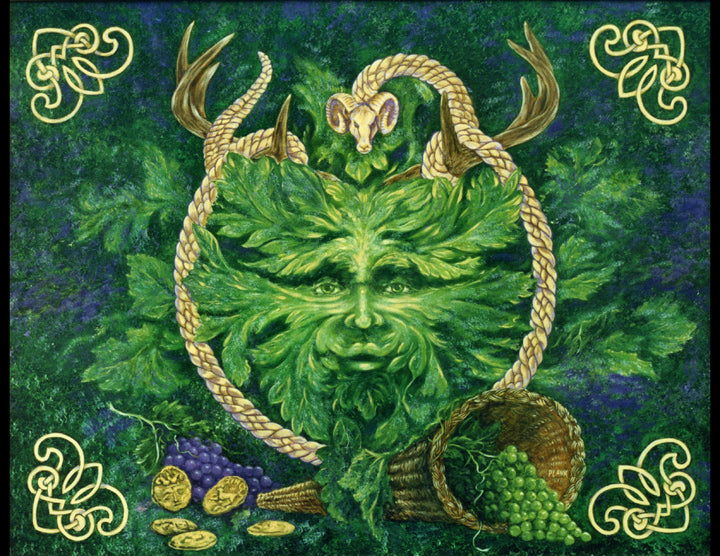 Green Man Cernunnos Art Rendering - Prints54.com