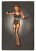 The Spotlight Vintage Pin-Up Girl Art Rendering - Prints54.com