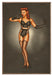 The Spotlight Vintage Pin-Up Girl Art Rendering - Prints54.com