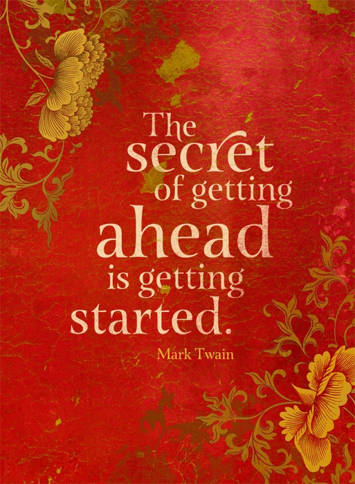 The Secret of Getting Ahead Art Rendering - Prints54.com