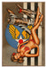 Thunderbolts! Air Force WW2 Vintage Military Pin-Up Art Rendering - Prints54.com