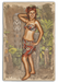 Tiki Time Island Girl Vintage Pin-Up Art Rendering - Prints54.com