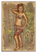 Tiki Time Island Girl Vintage Pin-Up Art Rendering - Prints54.com