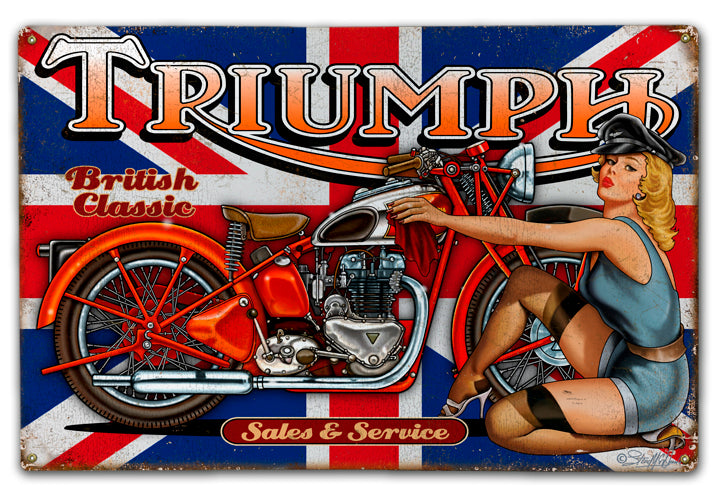 Triumph- A British Classic Art Rendering - Prints54.com
