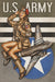 US Army Skytrain Paratroopers Pin-Up Art Rendering - Prints54.com