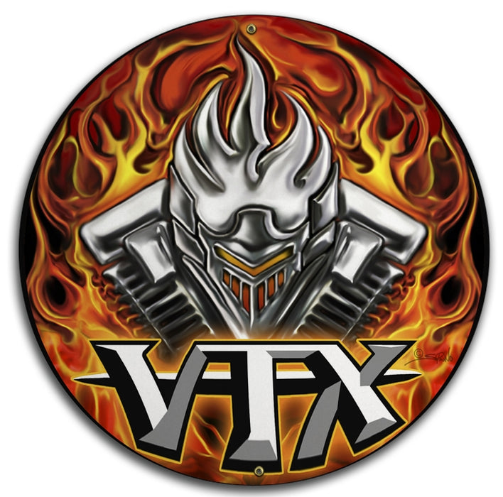 VTX Flaming Motor Art Rendering - Prints54.com