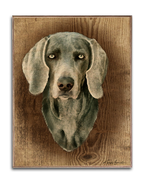 Weimaraner Portrait Art Rendering - Prints54.com