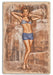 Winter Waterfall Pin-Up Girl Art Rendering - Prints54.com