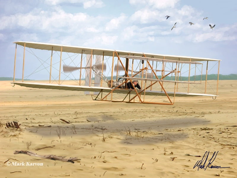 Wright Flyer Art Rendering - Prints54.com