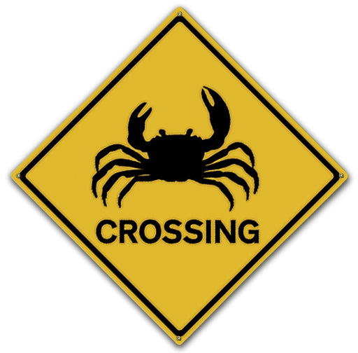 Crab Crossing Art Rendering - Prints54.com