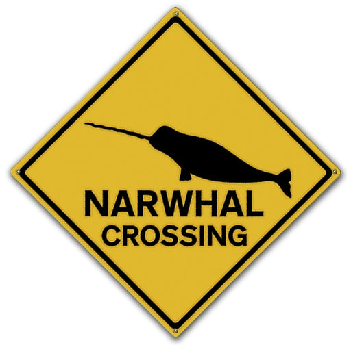 Narwhal Crossing Art Rendering - Prints54.com