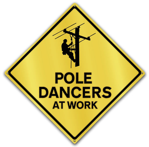 Caution-Pole Dancer Art Rendering - Prints54.com
