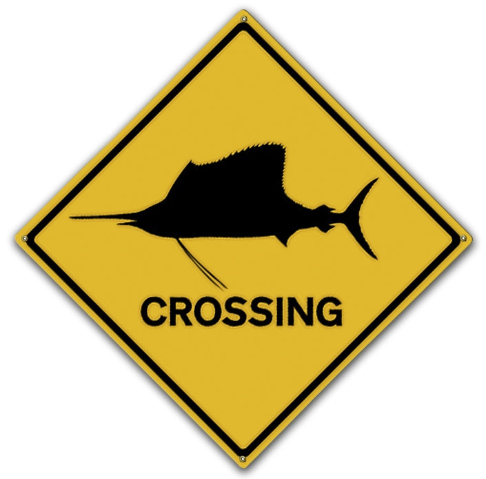 Sailfish Crossing Art Rendering - Prints54.com