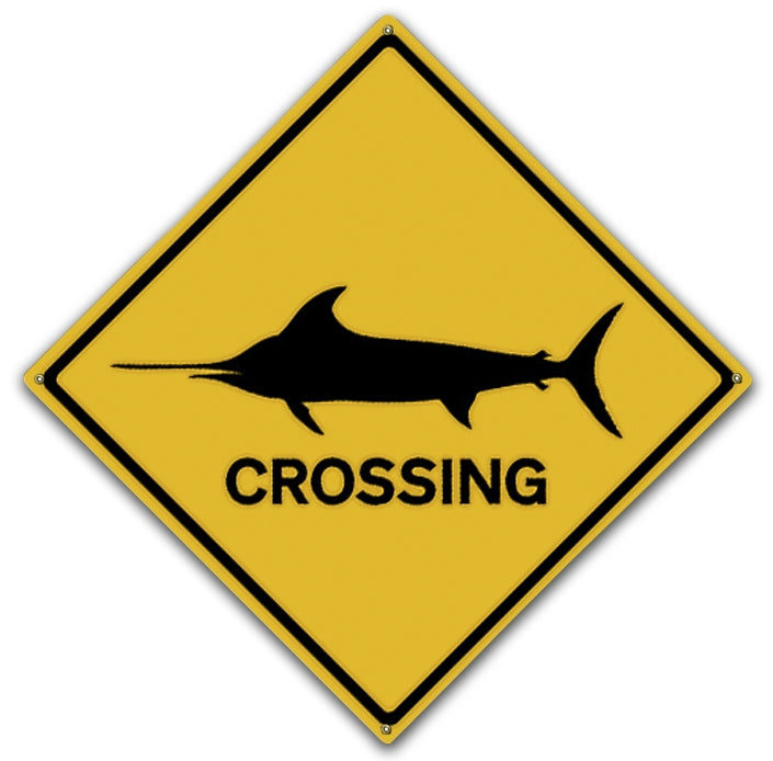 Swordfish Crossing Art Rendering - Prints54.com