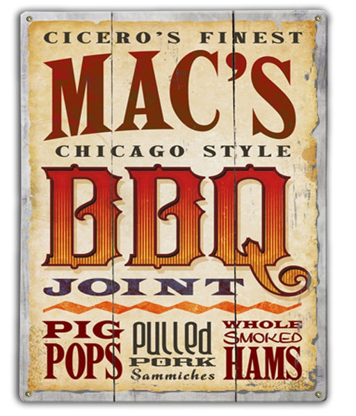 Mac's BBQ Joint Art Rendering - Prints54.com