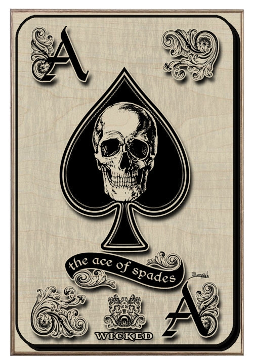 Ace of Spades Art Rendering - Prints54.com
