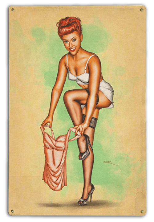 Almost Ready Pin-Up Art Rendering - Prints54.com
