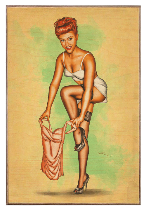 Almost Ready Pin-Up Art Rendering - Prints54.com