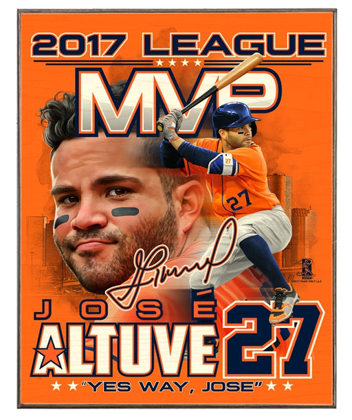 Altuve 2017 MVP Art Rendering - Prints54.com
