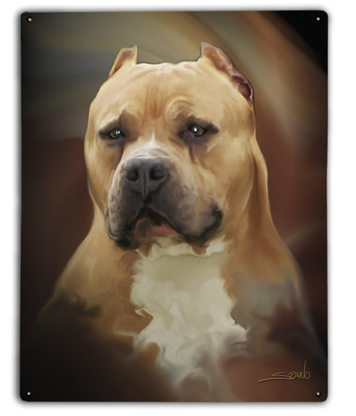 American Pit Bull Terrier 4 Art Rendering - Prints54.com