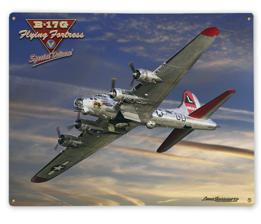 B-17 Special Delivery Art Rendering - Prints54.com