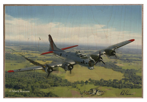 B-17 Flying Fortress Art Rendering - Prints54.com