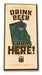 Drink Beer from "Your State" Bottle Opener Art Rendering - Prints54.com