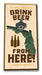 Drink Beer from "Your State" Bottle Opener Art Rendering - Prints54.com