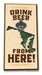 Drink Beer from "Your State" Bottle Opener Art Rendering - Prints54.com