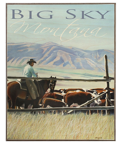 Big Sky Montana Art Rendering - Prints54.com
