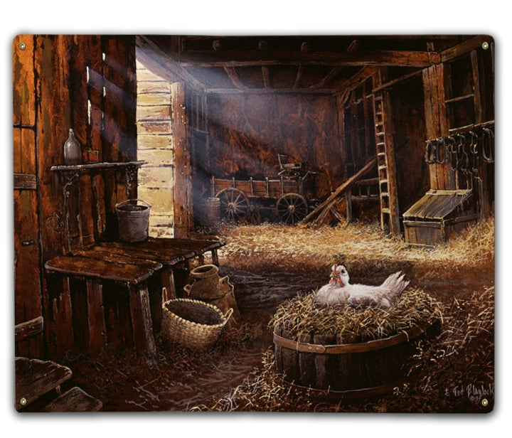 Chicken Coop Art Rendering - Prints54.com