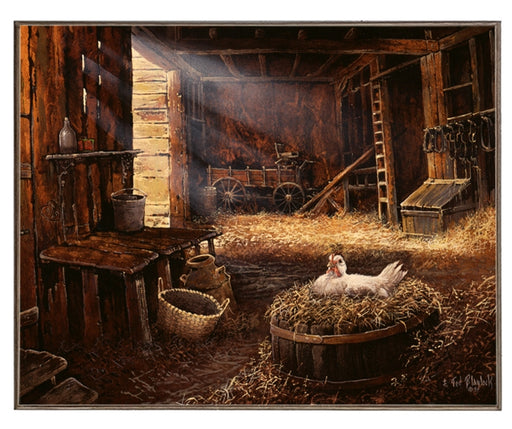 Chicken Coop Art Rendering - Prints54.com