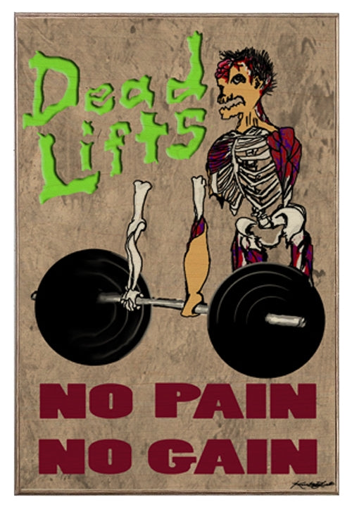 Dead Lifts Art Rendering - Prints54.com