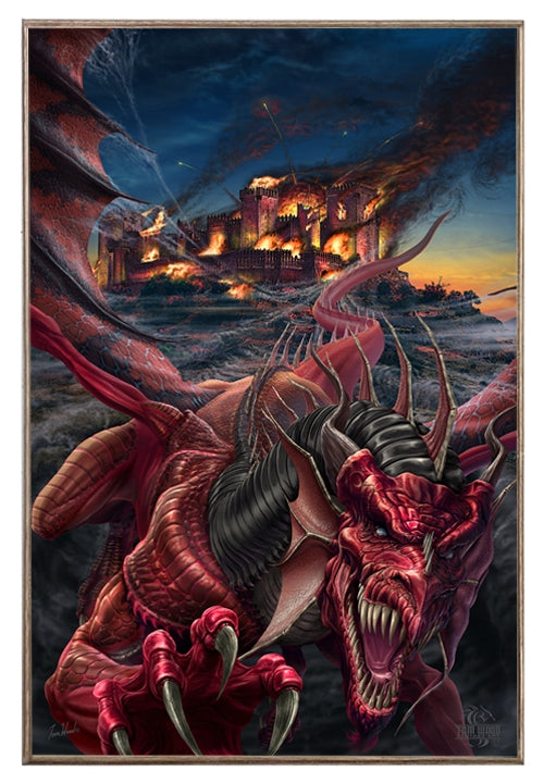 Dragon's Night Art Rendering - Prints54.com