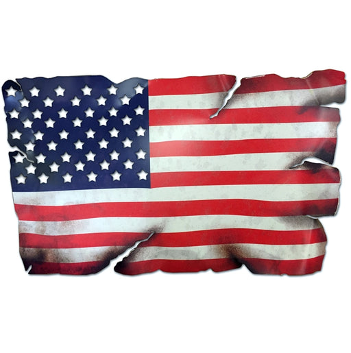 Tattered American Flag Art Rendering - Prints54.com