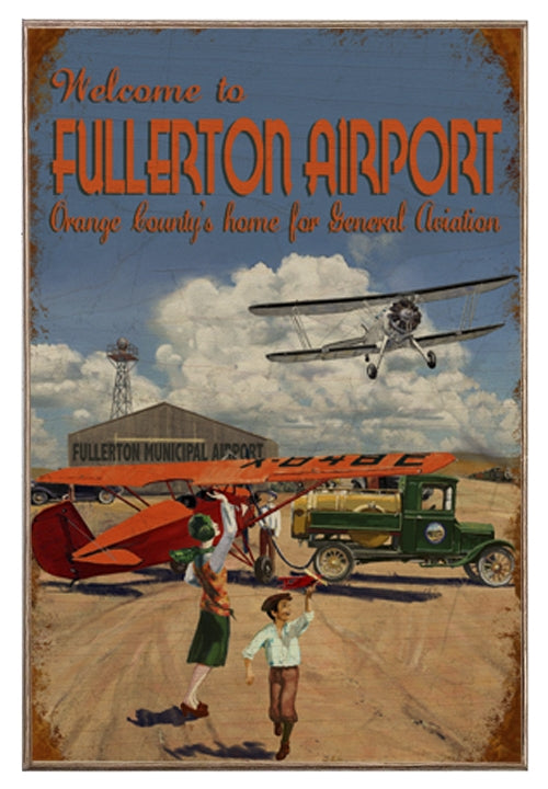 Fullerton Airport Art Rendering - Prints54.com