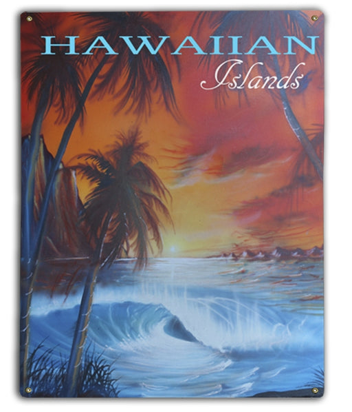 Hawaiian Islands Art Rendering - Prints54.com